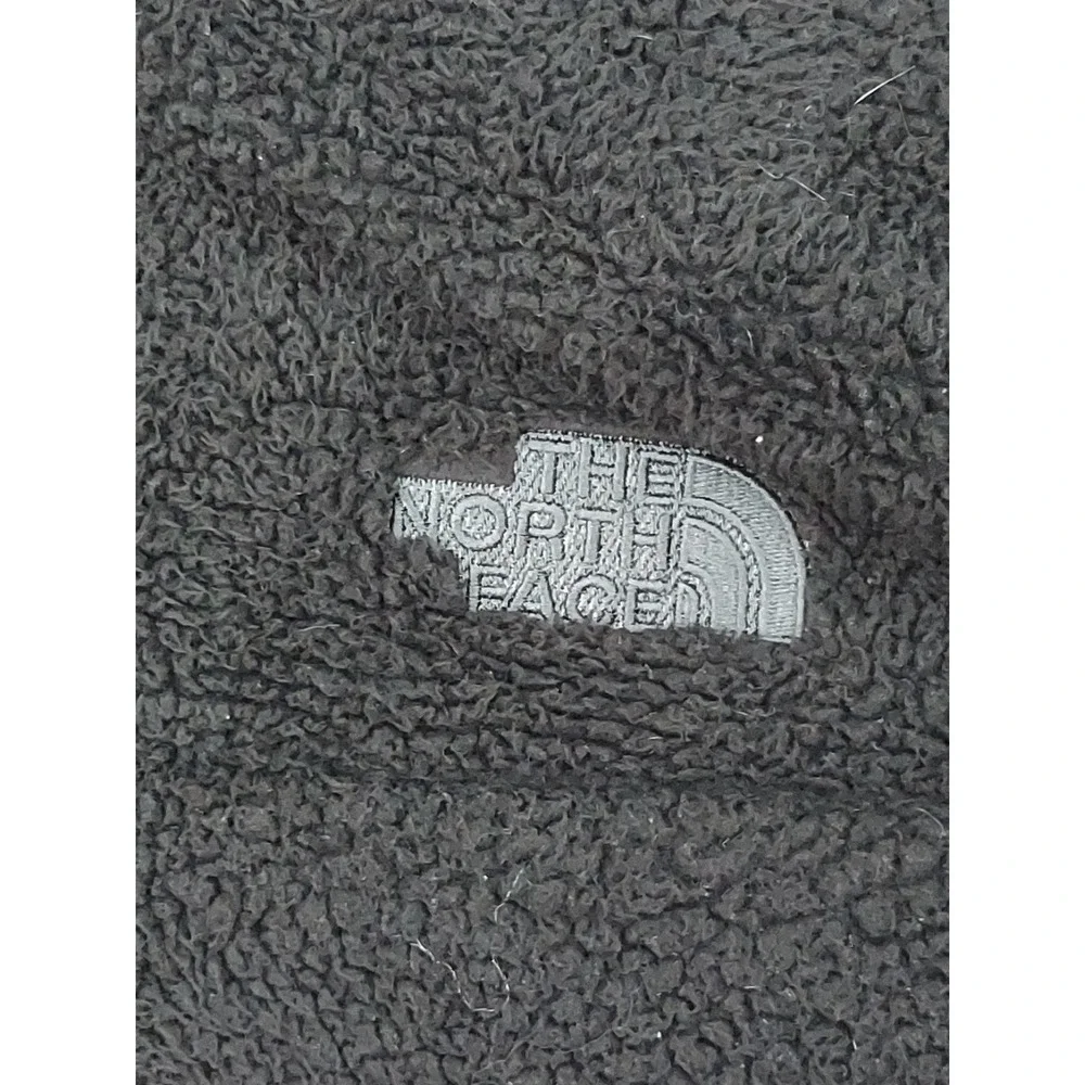 North‎ Face Fleece Jacket Mens Large Black Full Zip Mock Neck Outdoor